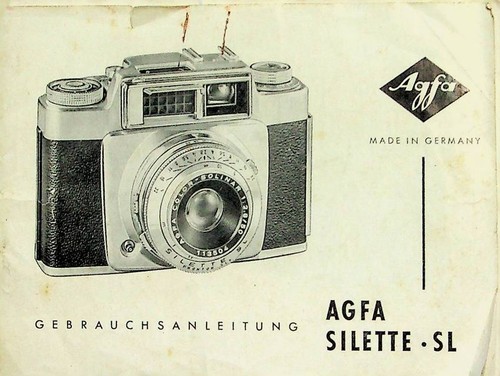 Gebrauchsanleitung agfa - gebrauchsanleitung:,