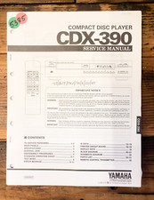 Yamaha CDX-390 Lettore CD Manuale di servizio *Originale*