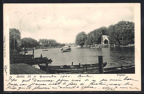 Cartolina berlino treptow - cartolina, berlino-treptow