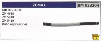 Tubo aspirazione zomax - tubo,
