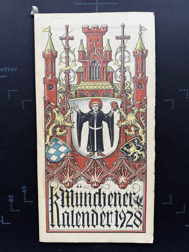 Calendario munich 1928 - de,