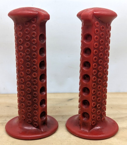 Manopole bmx vintage rosse - vintage,