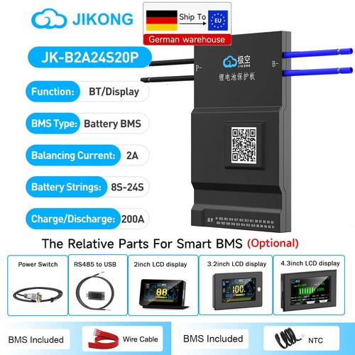 Smart bms 24s 200a - bms, 8s-24s
