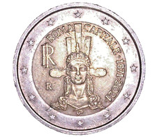 Moneta anniversario 150 istituzione di Roma Capitale Italia rarissima 1871-2021