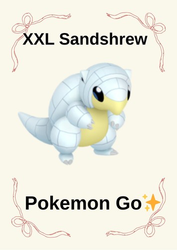 Alolan sandshrew xxl - x3,