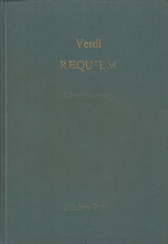 Noten requiem verdi - noten:,