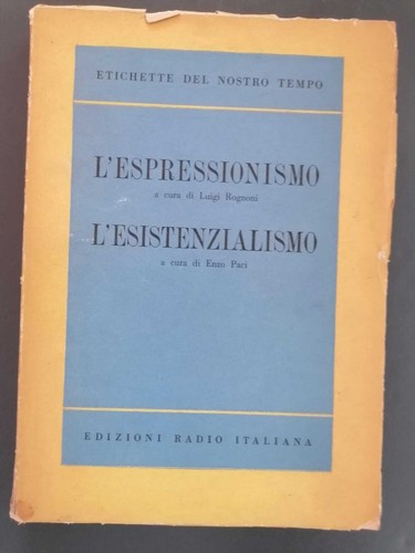 L'espressionismo-L'esistenzial