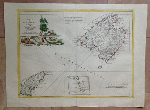 Isole baleari spagna 1778 - isole, di
