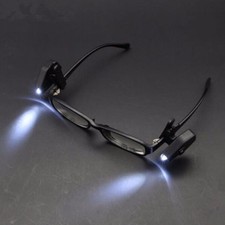 Clip 360 LED per Lampada Luce Occhiali Lettura Notturna Libro INIMITABILE kg
