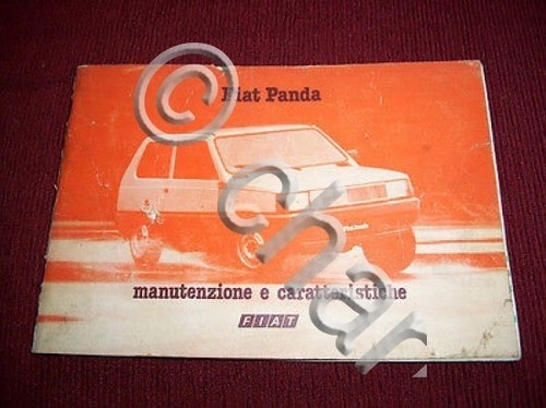 Libretto uso fiat - libretto, panda
