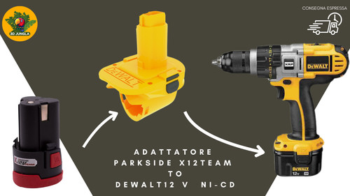 Adattatore parkside x12team - adattatore,