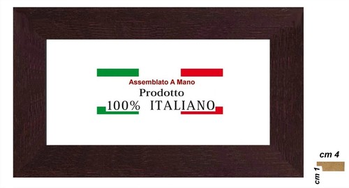 Cornice noce piatta in - in,