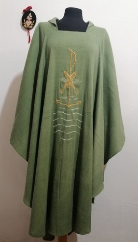 Casula verde misto - casula,