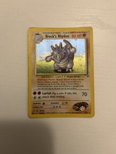 BROCK'S RHYDON 2/132 GYM HEROES CARTA POKEMON