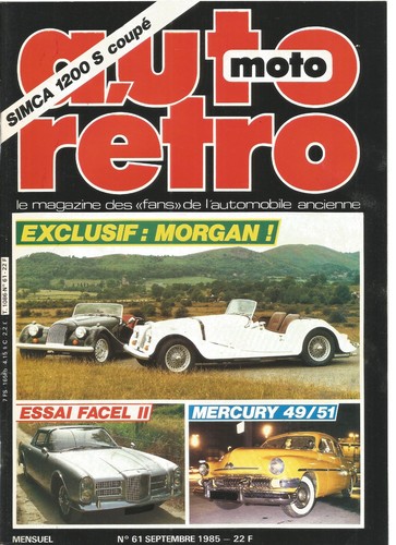 Auto retro morgan - retro, /