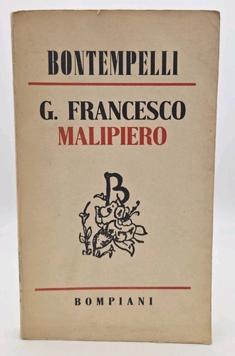 Bontempelli malipiero bompiani - bontempelli,