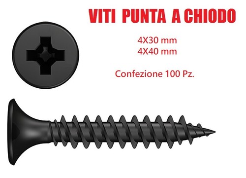 Viti punta chiodo - ,