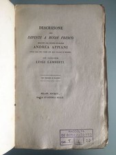 ANDREA APPIANI Dipinti a buon fresco Lamberti Milano Stamperia Reale 1809