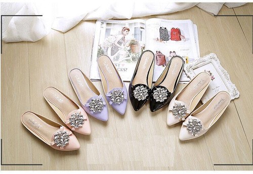 Scarpe donna rhineston mules - scarpe,