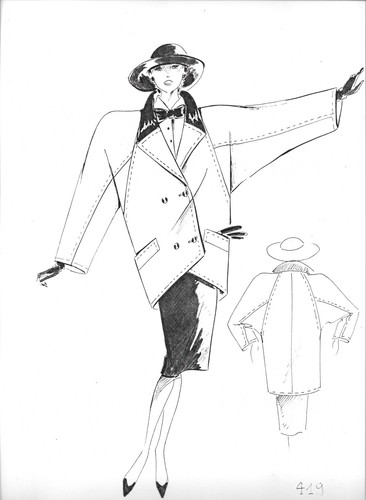 Bozzetto figurino moda - bozzetto,