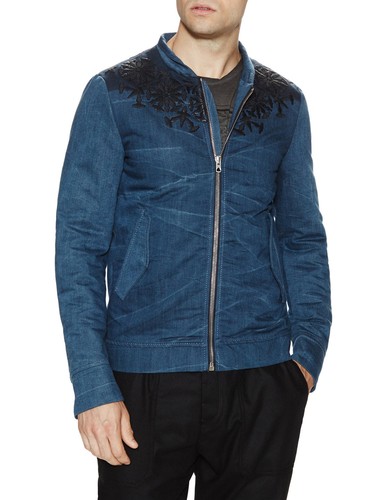 Giubbino diesel nero oro - giubbino,