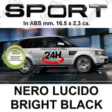 Logo Scritta Posteriore Sport