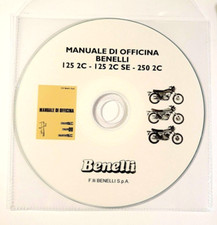 CD MANUALE DI OFFICINA BENELLI 2C - 2C.SE - 125 cc. - 250 cc.