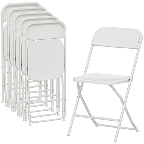 Homcom set sedie - set, pieghevoli