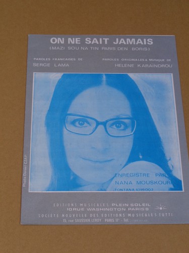 Nana mouskouri ne sait - -,