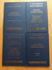 4 CATALOGHI D'ASTA LASER INVEST 2017/2018 VOLL. I/II/III/IV COPERTINE RIGIDE!!!!