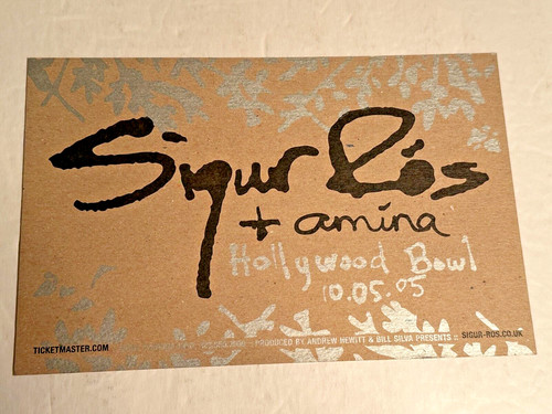 Sigur ros 2005 - hollywood, bowl