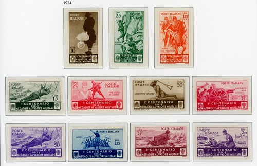 Italia regno 1934 anniv - italia,