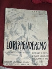 Libro Futurista Marinetti Periodo Fascista Molto Raro