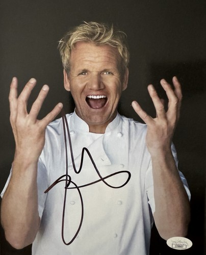 Foto firmata gordon ramsay - firmata,