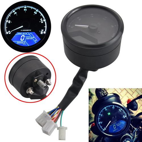 Tachimetro moto nero - tachimetro,