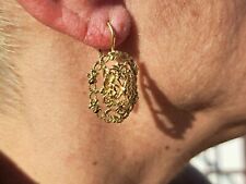 orecchini vintage in oro giallo 18 carati