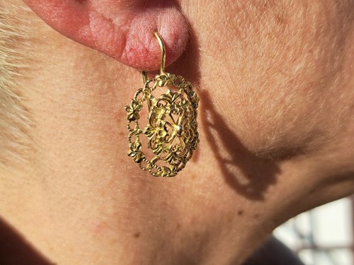 Orecchini vintage oro - orecchini, in