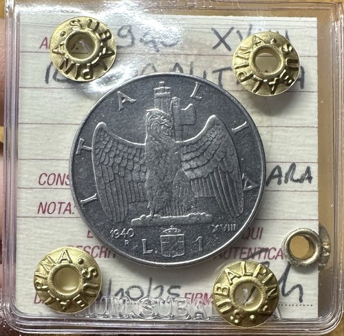 Moneta regno italia 1 - 1, lira