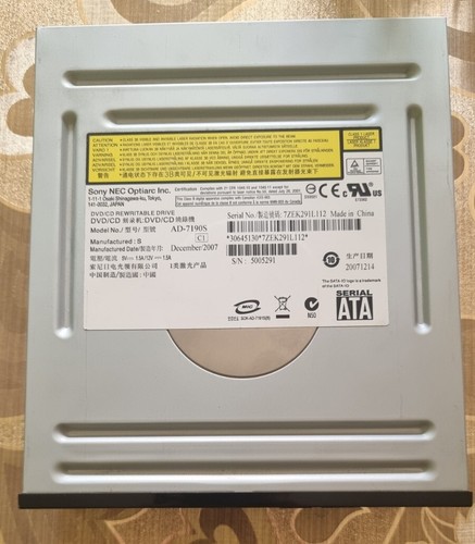 Sony dvd ad 7190s - rw, ad-7190s