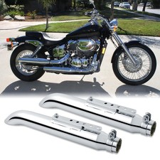 2 pezzi tubo di scarico moto