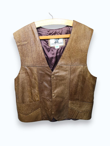 Gilet vintage - , marrone