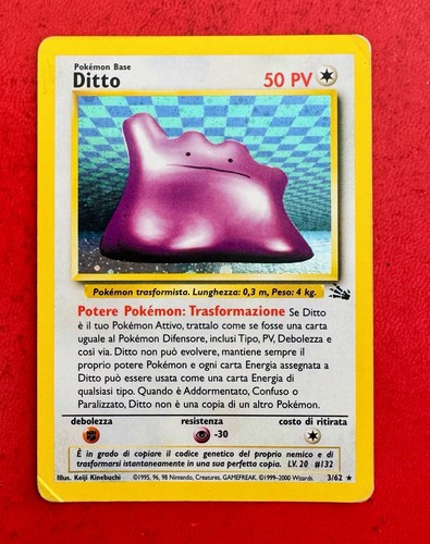 Lotto carte pokemon ditto 62 - pokemon,