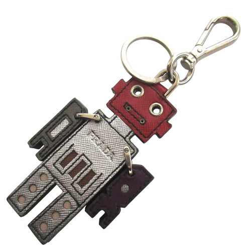 Borsa portachiavi robot pelle
