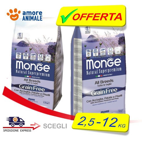 Monge grain free - all, breed