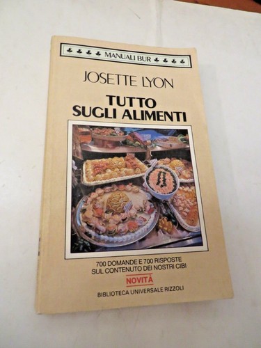 Tutto sugli alimenti josette - -,