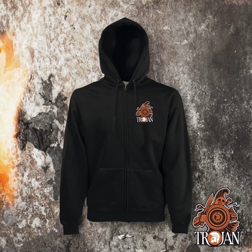 Hooded zipper trojan warrior - zipper,