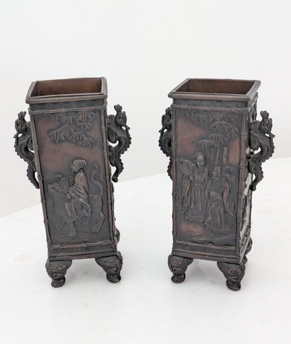 Vaso bronzo giappone - -,