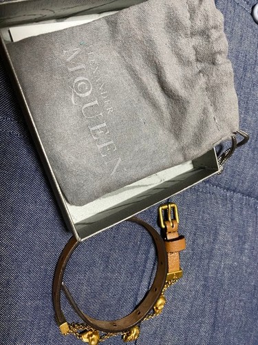 Bracciale teschio marrone