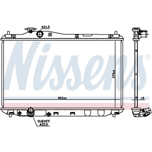 Nissens radiatore - ✅,