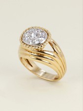 CARTIER Bague vintage diamants